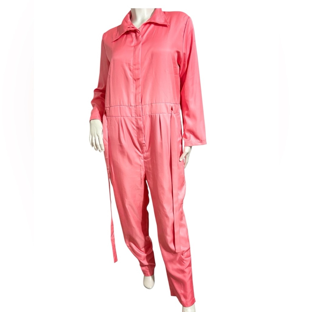 Elegant Coral Jumpsuit